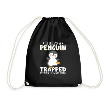 King Penguin Emperor Penguin Penguin Gift - Sac de sport léger - noir - Devant