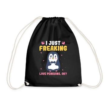 King Penguin Emperor Penguin Penguin Gift - Sac de sport léger - noir - Devant