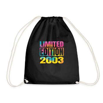 Limited Edition 2003 Graffiti - Drawstring Bag - black - Front