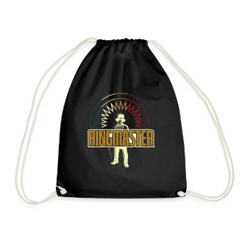 Ringmaster Circus Entertainer - Drawstring Bag - black - Front