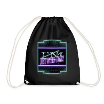 Sayings Swim Dad Tshirts Fun Water - Drawstring Bag - black - Front