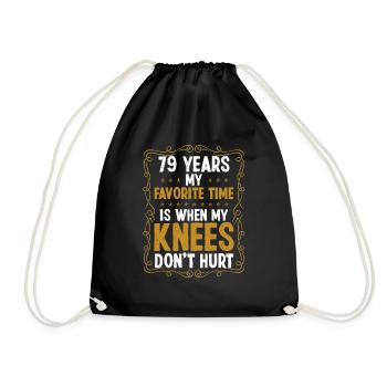 79 Idea Funny Knee Injury Surgery Year Old Humor - Turnbeutel - Schwarz - Vorne