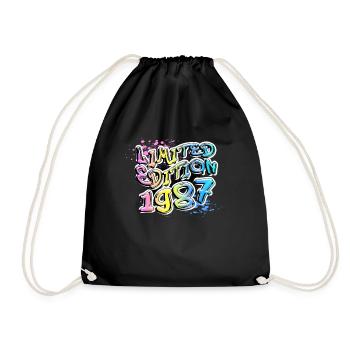Édition limitée 1987 Graffiti - Sac de sport léger - noir - Devant