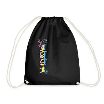 Limited Edition 1991 Graffiti - Drawstring Bag - black - Front