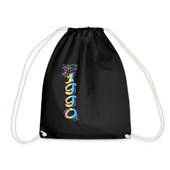 Limited Edition 1990 Graffiti - Drawstring Bag - black - Front