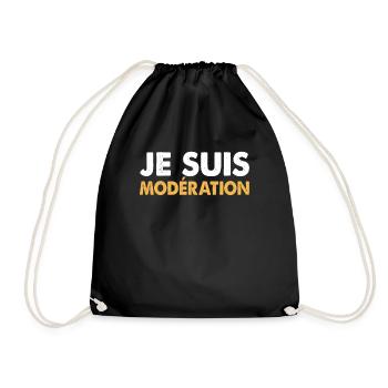 I Am Moderation Drink In Moderation Funny Beer - Turnbeutel - Schwarz - Vorne