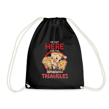 Je suis juste là pour la recette Pizza Making - Sac de sport léger - noir - Devant
