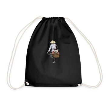 Vietnam I Saigon Scooter Pho Bo Motif de voyage pour - Sac de sport léger - noir - Devant