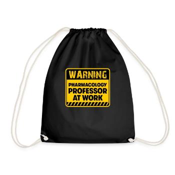 Professeur de pharmacologie au travail - Sac de sport léger - noir - Devant