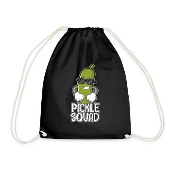 Dill Pickle Squad Pickles Food Team Pickles Love - Turnbeutel - Schwarz - Vorne