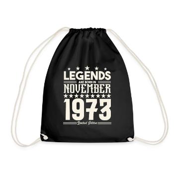 Legends Are Born In November 1973.Gift anniversary - Sac de sport léger - noir - Devant