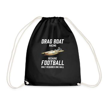 Drag Boat Racing I Drag Boat Driver Speedboat - Turnbeutel - Schwarz - Vorne