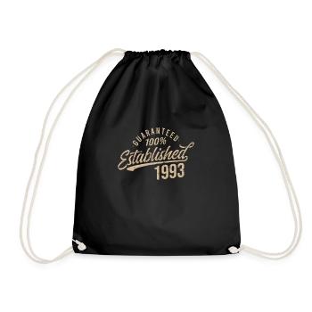 Guaranteed Established and Published in the Year - Drawstring Bag - black - Front