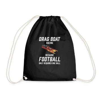 Drag Boat Racing I Drag Boat Driver Speedboat - Turnbeutel - Schwarz - Vorne