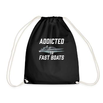 Drag Boat Racing I Drag Boat Driver Speedboat - Sac de sport léger - noir - Devant