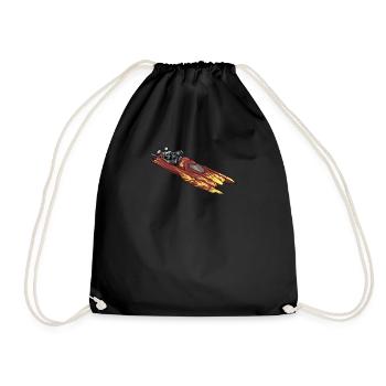 Drag Boat Racing I Drag Boat Driver Speedboat - Sac de sport léger - noir - Devant