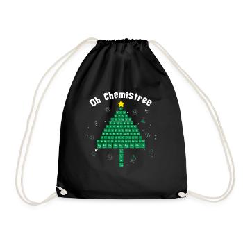 Chimie Arbre de Noël Décembre Noël - Sac de sport léger - noir - Devant
