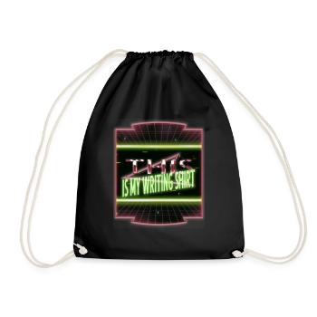 Blague Geek Blagues Lecture Livre Auteur Éditeur - Sac de sport léger - noir - Devant