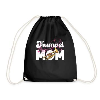 Trumpet Player Mom Mother Trumpet - Turnbeutel - Schwarz - Vorne