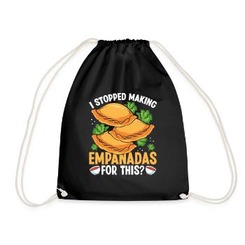 Empanada Lover j'ai arrêté de faire pour ce latin - Sac de sport léger - noir - Devant