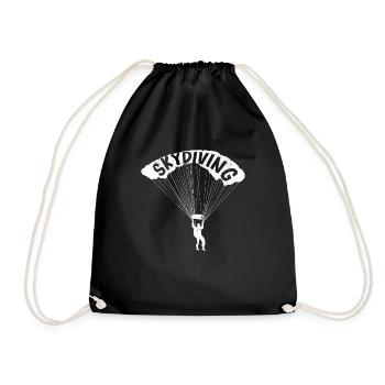 Amateurs de parachutisme - Sac de sport léger - noir - Devant