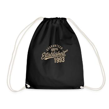 Guaranteed Established and Published in the Year - Drawstring Bag - black - Front