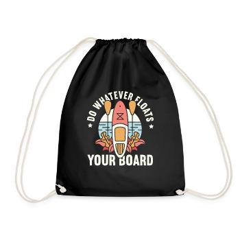 SUP Paddle Board Paddleboard - Sac de sport léger - noir - Devant