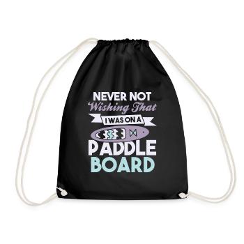 SUP Paddle Board Paddleboard - Sac de sport léger - noir - Devant