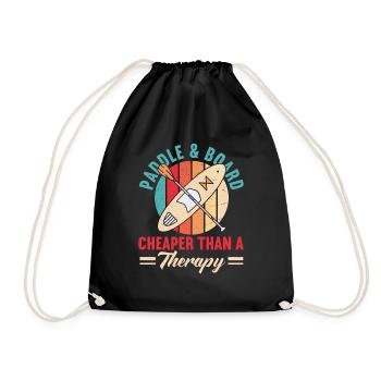 SUP Paddle Board Paddleboard - Sac de sport léger - noir - Devant