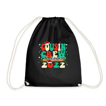 Vintage Color Classic Christmas Design - Cousin Cr - Sac de sport léger - noir - Devant