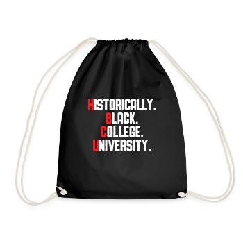 Hbcu Clothing Historic Black College - Drawstring Bag - black - Front
