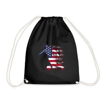 National Team USA Soccer World Cup - Drawstring Bag - black - Front