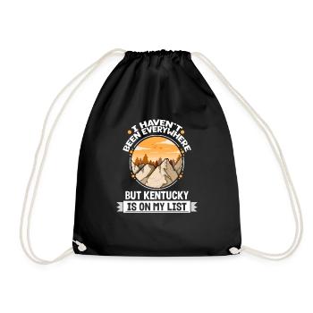 Le Kentucky est sur ma liste Sommet de randonnée en montagne - Sac de sport léger - noir - Devant