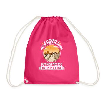 Le Nouveau-Mexique est sur ma liste Sommet de randonnée en montagne - Sac de sport léger - fuchsia - Devant