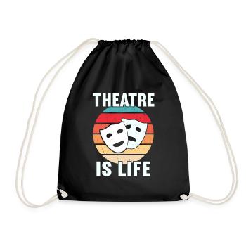 Schauspielerin Drama Broadway Musical Theater - Turnbeutel - Schwarz - Vorne