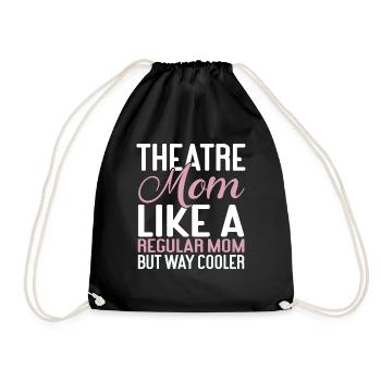 Actress Drama Broadway Musical Theater - Drawstring Bag - black - Front