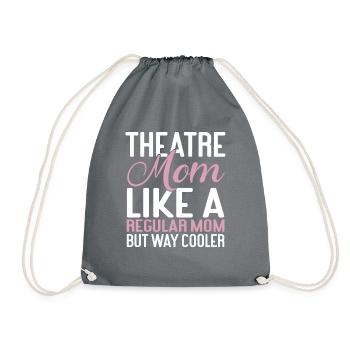 Actrice, Drame, Broadway, Comédie musicale - Sac de sport léger - gris - Devant