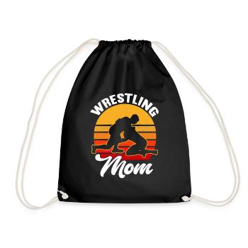 Wrestling Wrestling Wrestler Wrestler Gift - Drawstring Bag - black - Front
