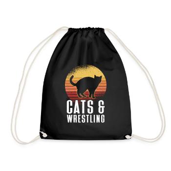 Lutte Lutte Lutteur Lutteur Cadeau de lutteur - Sac de sport léger - noir - Devant