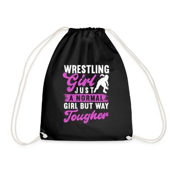 Wrestling Wrestling Wrestler Wrestler Gift - Drawstring Bag - black - Front
