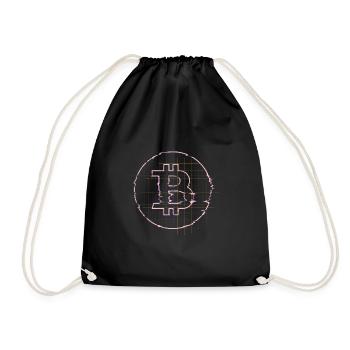Hodler Bitcoin BTC Crypto Miner - Drawstring Bag - black - Front