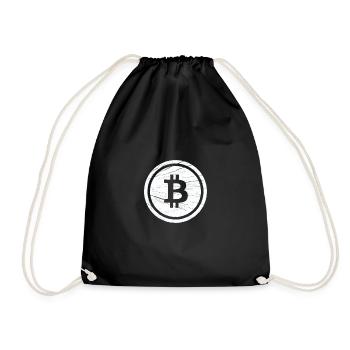 Hodler Bitcoin BTC Crypto Miner - Drawstring Bag - black - Front