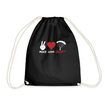 Drôles d’amateurs de parachutisme Skychute - Sac de sport léger - noir - Devant