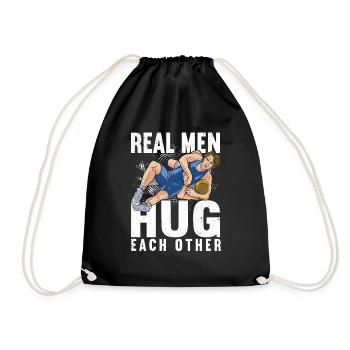 Lutte Lutte Cadeau de lutteur lutteur - Sac de sport léger - noir - Devant
