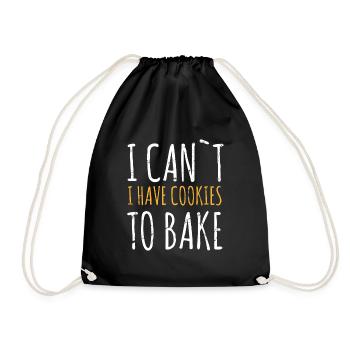 Chocolate Chip Cookie Bakery Baking Baker - Sac de sport léger - noir - Devant