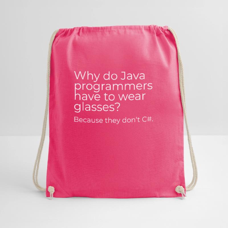 Why do Java programmers have to wear glasses? Turnbeutel