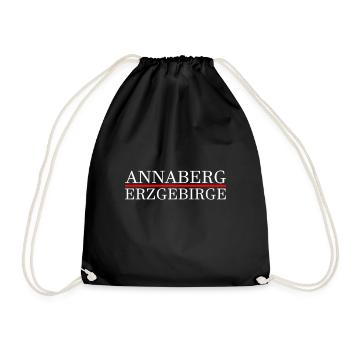 Annaberg Buchholz Erzgebirge 2 - Turnbeutel - Schwarz - Vorne