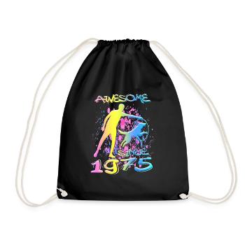 Génial depuis 1975. Agilité, Hundetraining - Sac de sport léger - noir - Devant