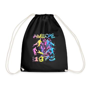 Génial depuis 1975. Agilité, Hundetraining - Sac de sport léger - noir - Devant