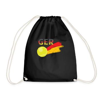 Allemagne Tennis - Sac de sport léger - noir - Devant